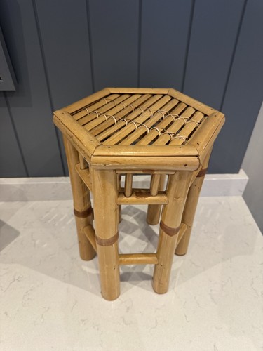 Vintage hexagonal bamboo - hexagonal,