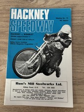Hackney v Wembley Speedway Programme 12/06/70