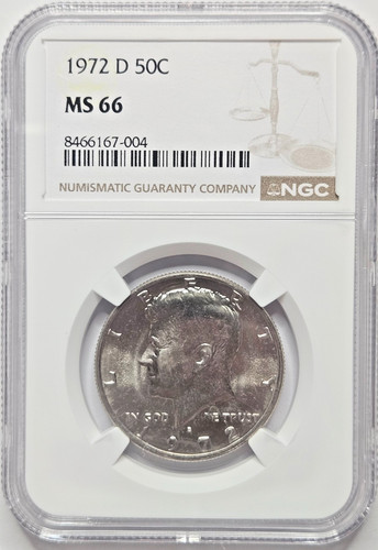 1972 kennedy half - half, dollar