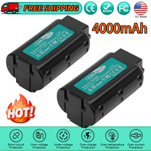 4000mah ion 4v battery - 2x,
