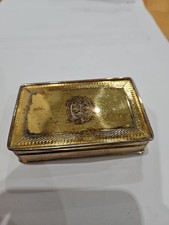 Superb Silver Table Snuff Box  Birmingham 1841 By Franacis Clark