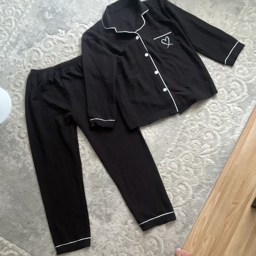 Primark womens black pyjama - womens,