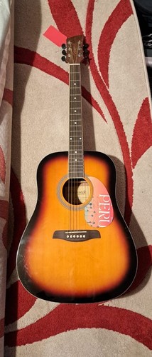 Full sized acoustic guitar - sized,