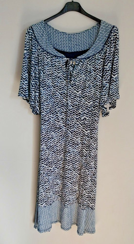 Monsoon blue and white batik