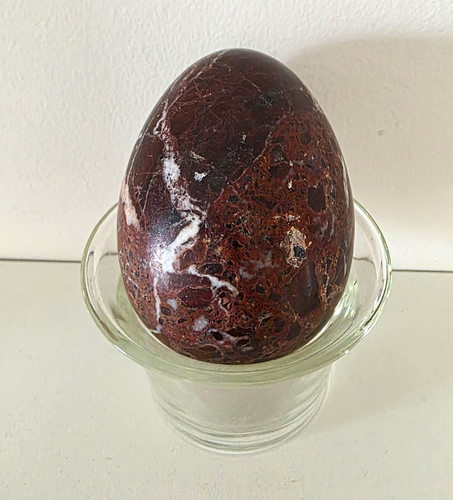 Marble onyx egg natural - marble,