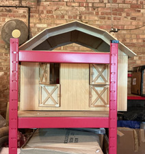 Scale wooden toy stables - 1:12,