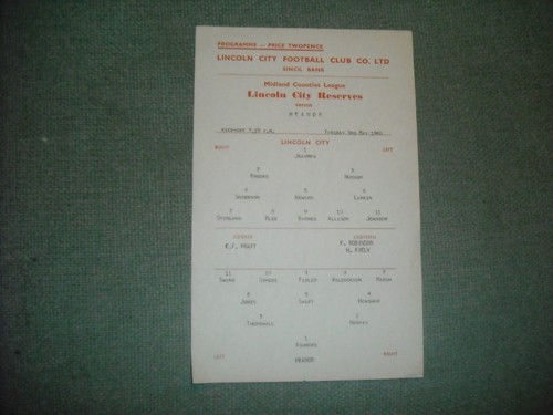 Lincoln city heanor - heanor,