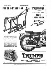 1954 Advert for TRIUMPH