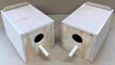 Pair budgie nest nesting - pair,