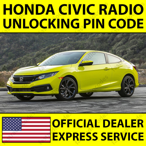 Honda civic coupe car - coupe, radio