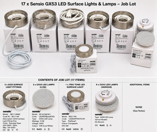 Sensio gx53 led surface - sensio,