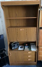 Two Schrieber Wall Units in teak Finish