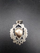 Vintage Silver Watch Fob Gold