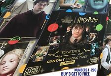 Panini Harry Potter Together Contact Cards, Limited Edition, Buy 3 Get 10 Free