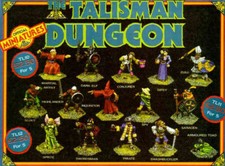 Talisman 2nd Edition/Dungeon Expansion Figure Set/074885 Blister Box/OOP