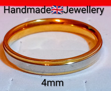 Size V-W; Men 4mm Smooth