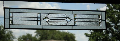 Clear beveled stained glass - clear,,
