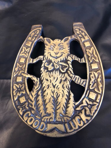 Vintage good luck cat - -,
