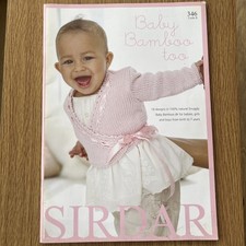 Sirdar Baby Bamboo Too Book 346 16 Patterns Boys & Girls Babies to 7 Years