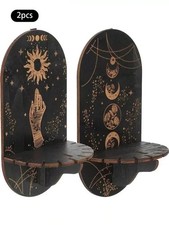 2PCS Gothic Wooden Wall