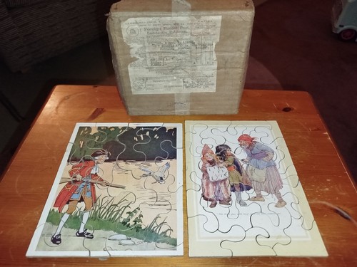 Antique wooden jigsaw - antique,