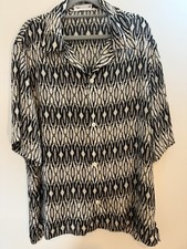 Zara Men Shirt Black White