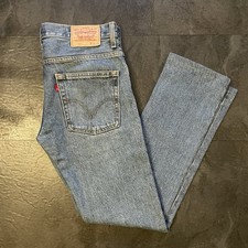 Levi’s Men’s Jeans 507 W34 L32 Blue Denim Trousers Zip Fly Red Tab