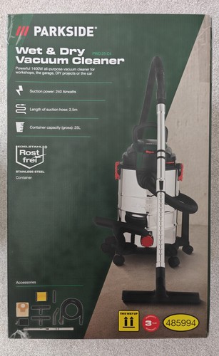 Parkside 25l wet dry - parkside, &