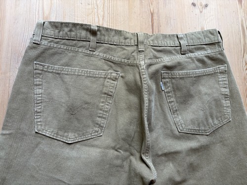 Levis white tab zip - tab, corduroy