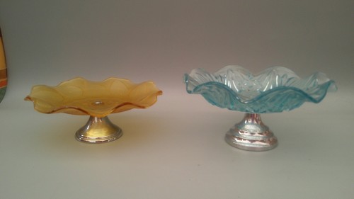 Art deco glass cake - deco, stands