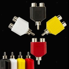 Cinch Y Splitter Video Male