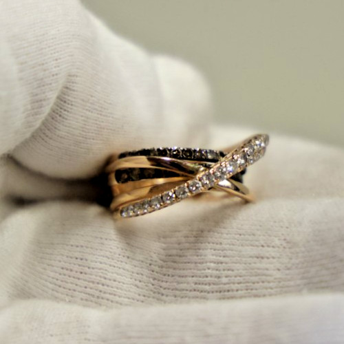 14k rose gold - 14k, chocolate