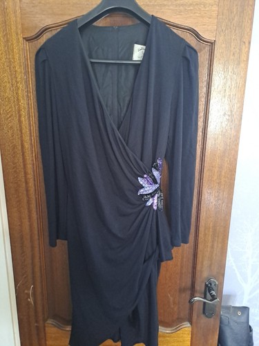 Vintage zandra rhodes black - zandra,