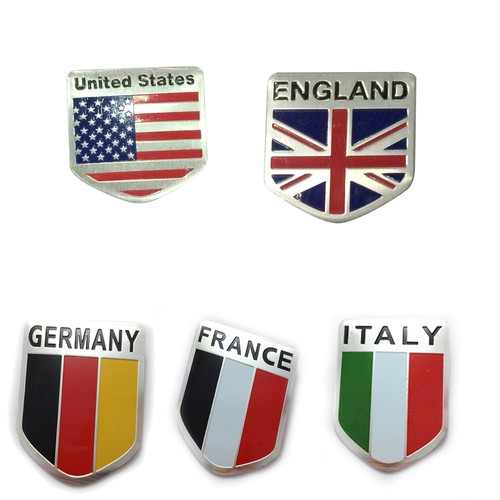 Flag logo car emblem metal - flag,