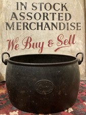 Kenrick Cooking Pot Gypsy Open Fire Cast Iron Reclaimed Vintage 6 Gallon Romany