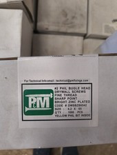 Bugle Head Drywall Plasterboard Screws 4.2 x 65mm, 1000 With Bit