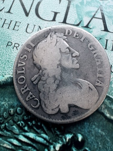 Charles silver crown circa - ii,
