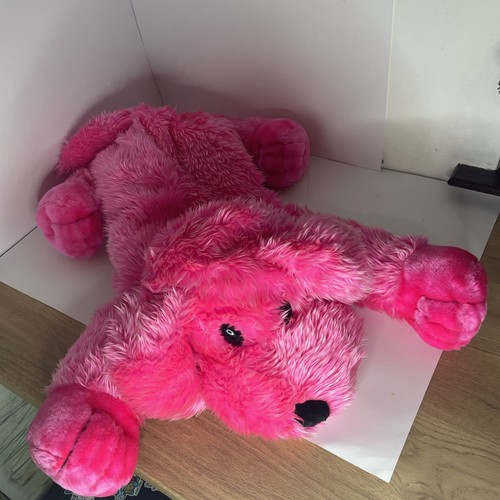Floppy pink plush puppy dog - floppy, &