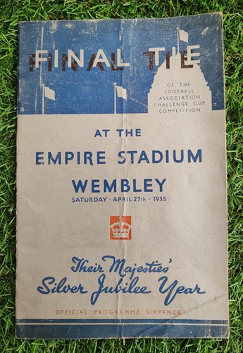 1935 cup final programme - 1935,