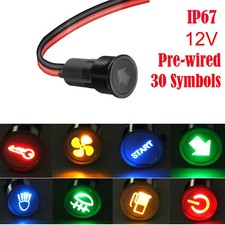 12V LED Dash Panel Warning
