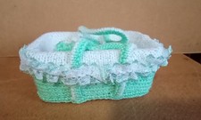 Dolls Green & White Glitter