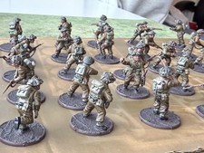 Bolt Action British late war infantry  X 30 Figures Painted 28mm.