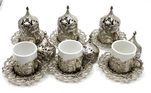 Turkish coffee espresso - turkish, cups