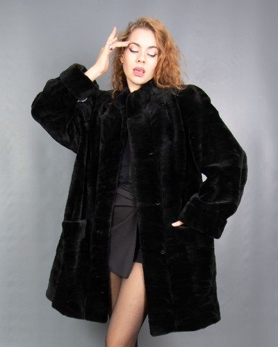 19080 glamorous black real - black,