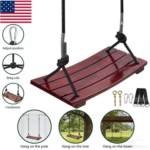 Wooden swing seat nostalgic - swing,