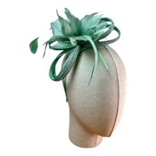 Small Flower Feather Hair Hat