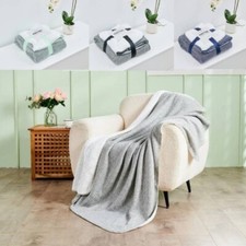 Sherpa Fleece Flannel Knitted
