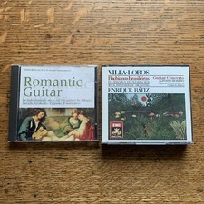 GUITAR CLASSICS: 2 CDs *Villa-Lobos Bachianas Brasileriras *Romantic Guitar