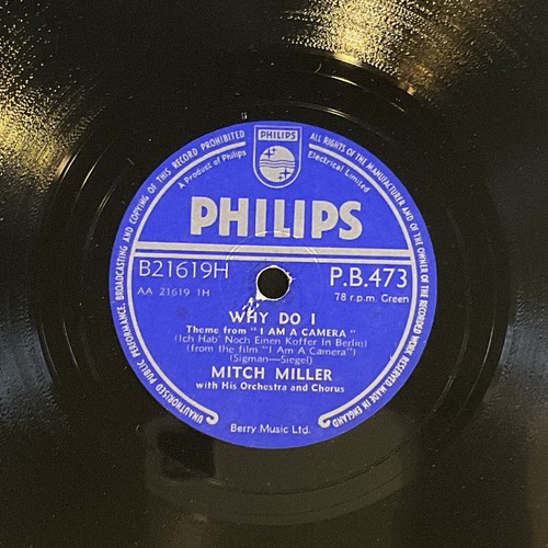 Mitch miller rpm record - mitch,