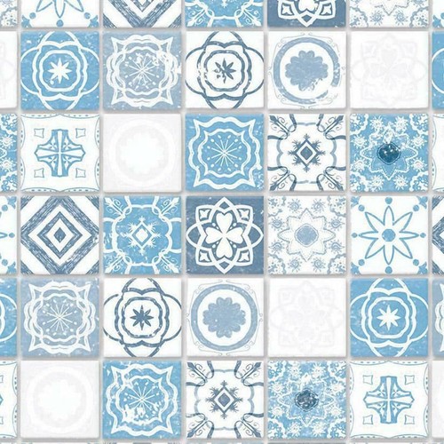 Dolls house blue mediterranean - house,
